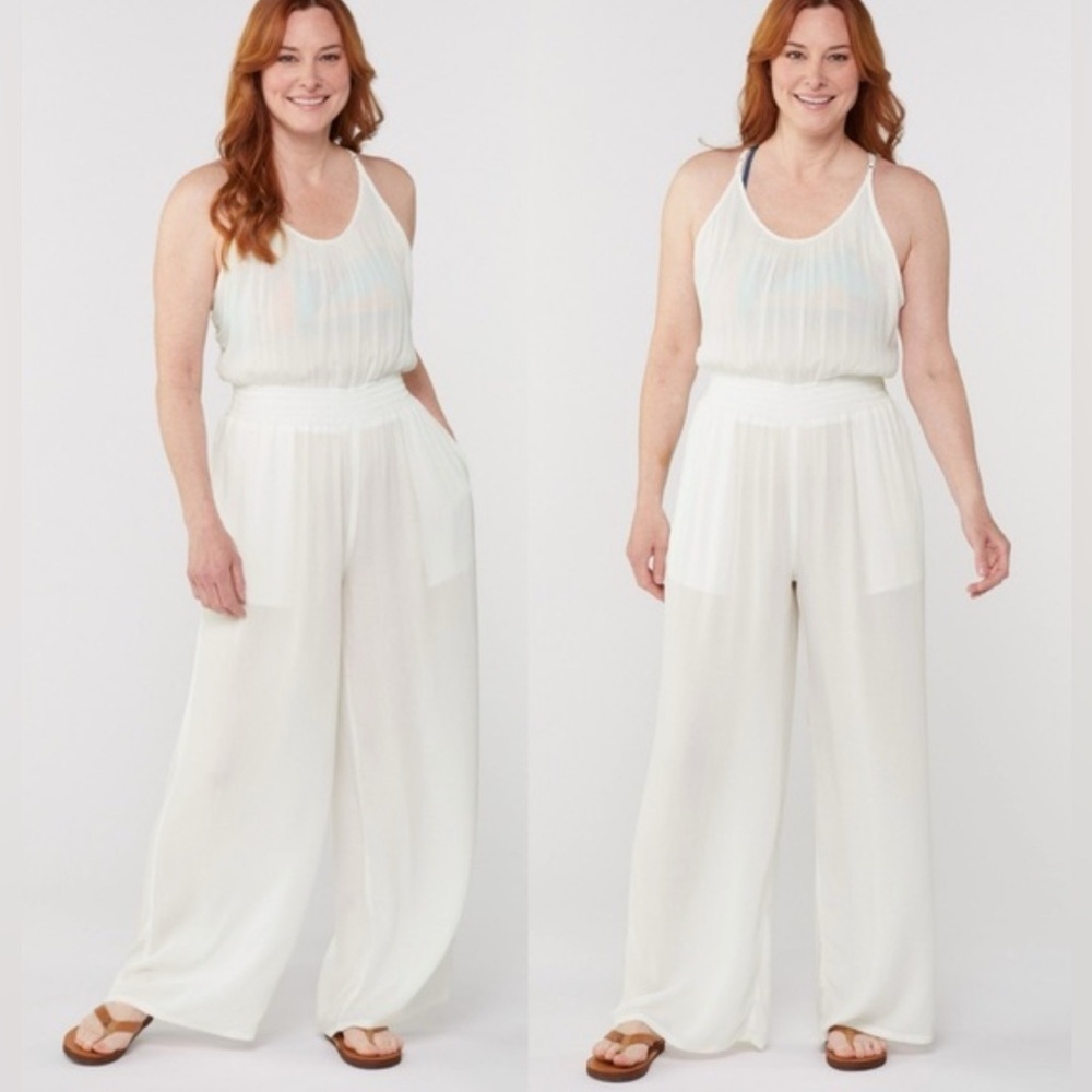 NWOT PRANA Elegant White Women's Jumpsuit romper - Picture 4 of 4